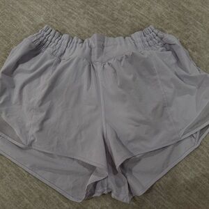 lululemon athletica lilac purple Athletic Running Shorts